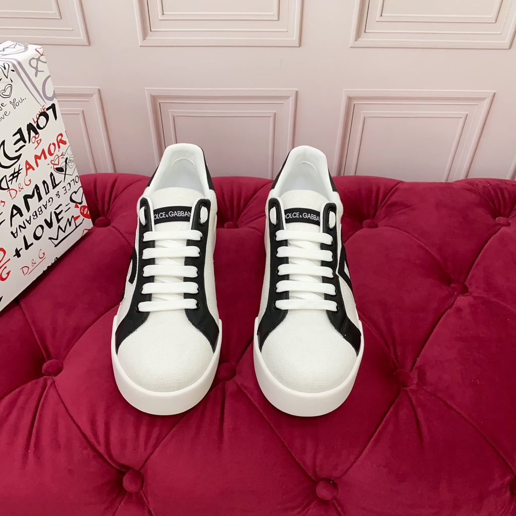 Dolce & Gabbana DG Heavy-Craft Calfskin Sneakers with 5D Accents