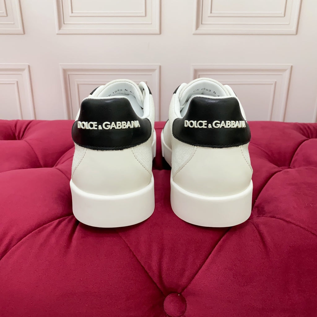 Dolce & Gabbana DG Heavy-Craft Calfskin Sneakers with 5D Accents