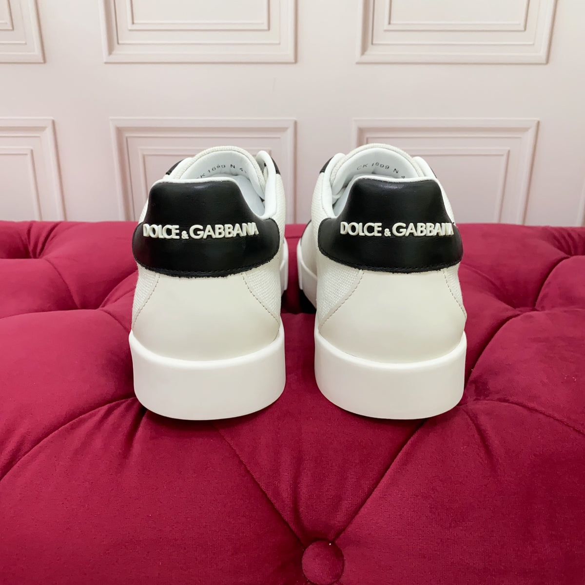 Dolce & Gabbana DG Heavy-Craft Calfskin Sneakers with 5D Accents