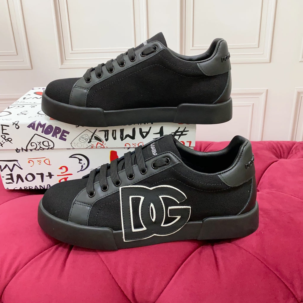 Dolce & Gabbana DG Heavy-Craft Calfskin Sneakers with 5D Accents