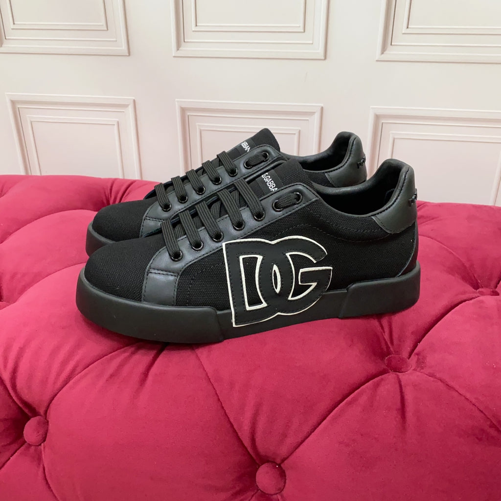 Dolce & Gabbana DG Heavy-Craft Calfskin Sneakers with 5D Accents