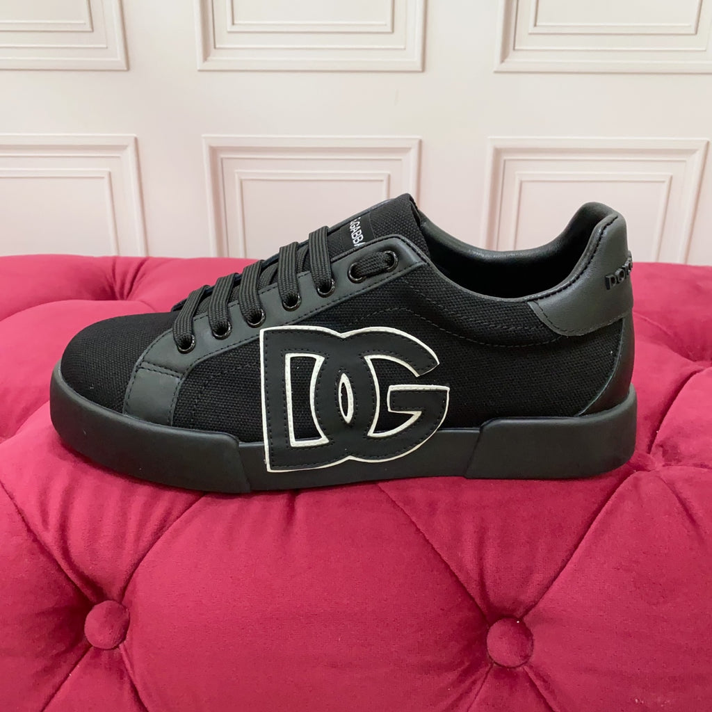 Dolce & Gabbana DG Heavy-Craft Calfskin Sneakers with 5D Accents