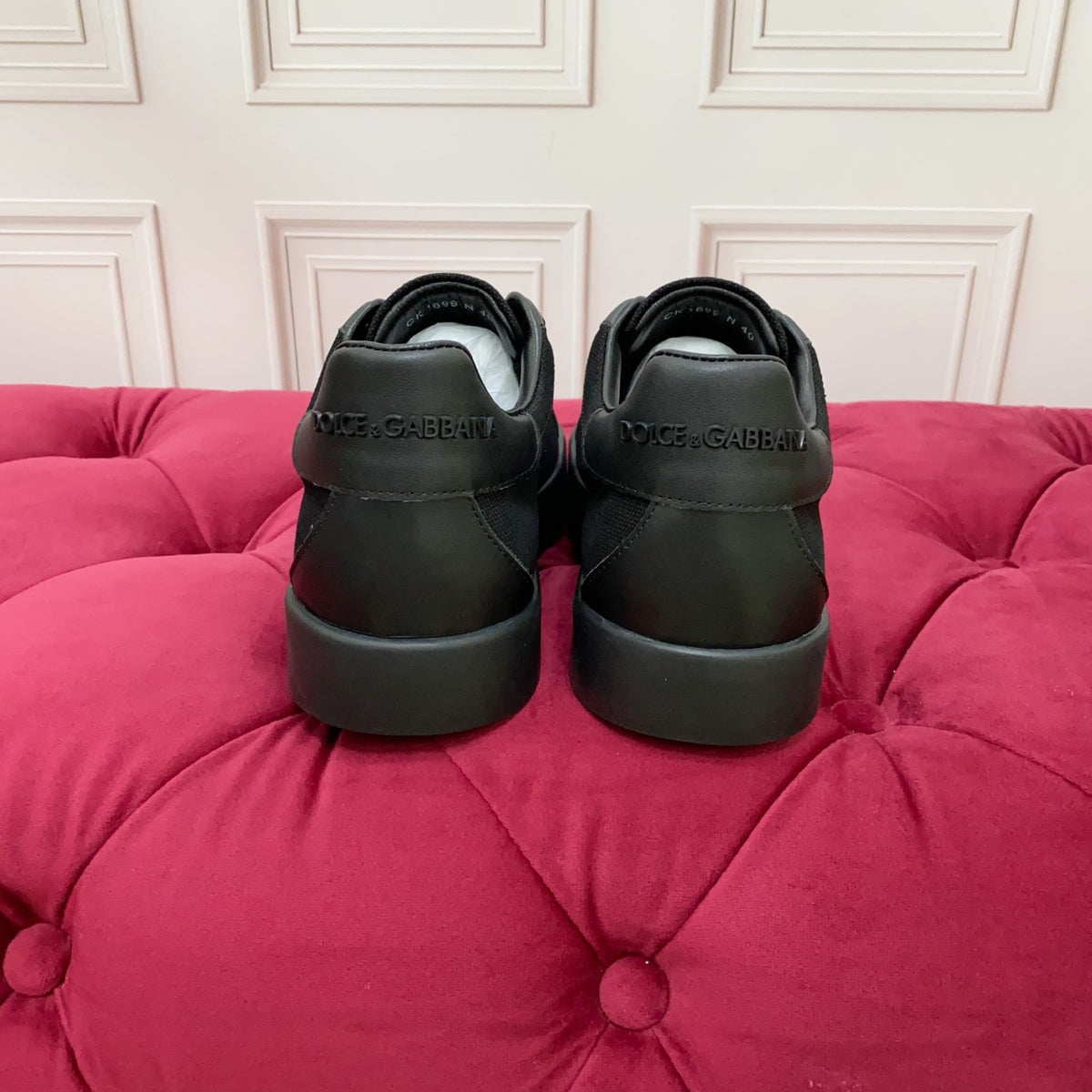 Dolce & Gabbana DG Heavy-Craft Calfskin Sneakers with 5D Accents