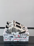 Dolce & Gabbana DG Heavy-Craft Calfskin Sneakers with 5D Accents
