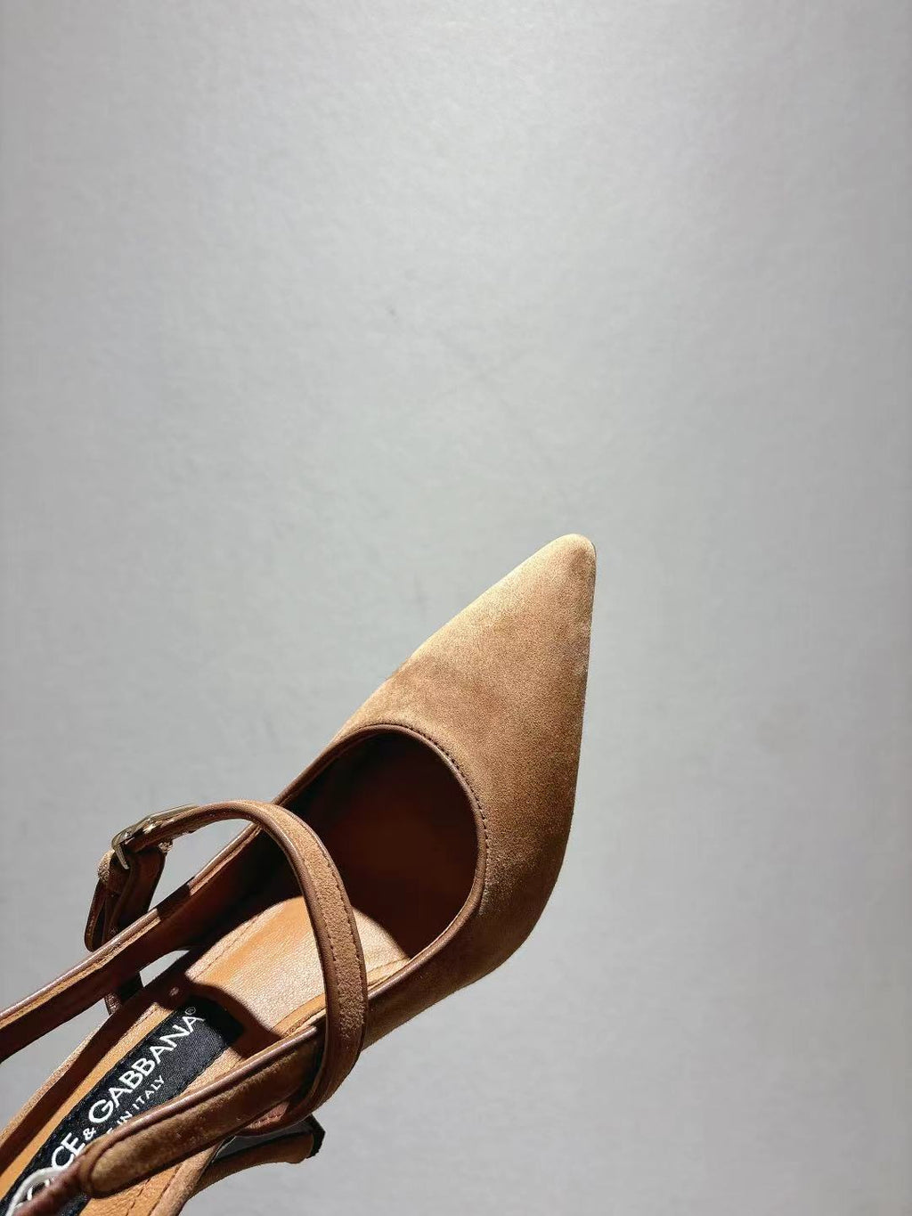 Dolce & Gabbana DG Women's Pointed-Toe Leather Heels