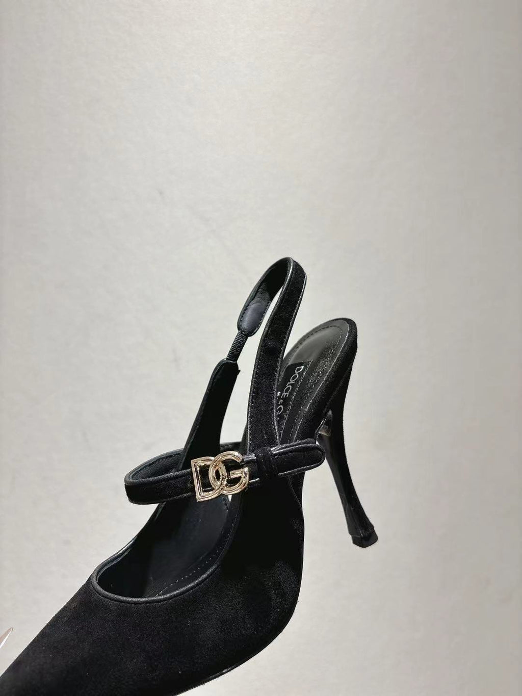 Dolce & Gabbana DG Women's Pointed-Toe Leather Heels