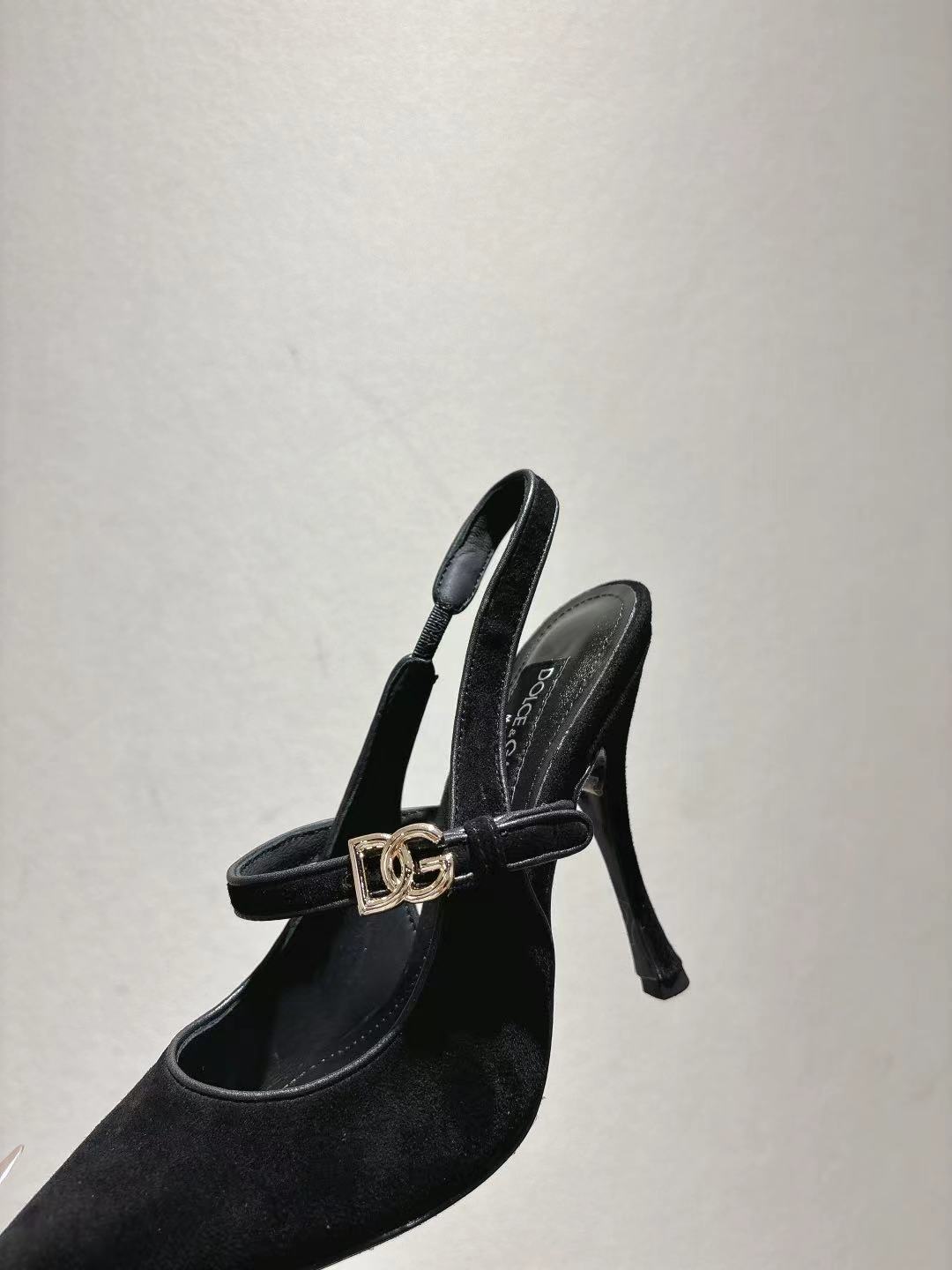 Dolce & Gabbana DG Women's Pointed-Toe Leather Heels
