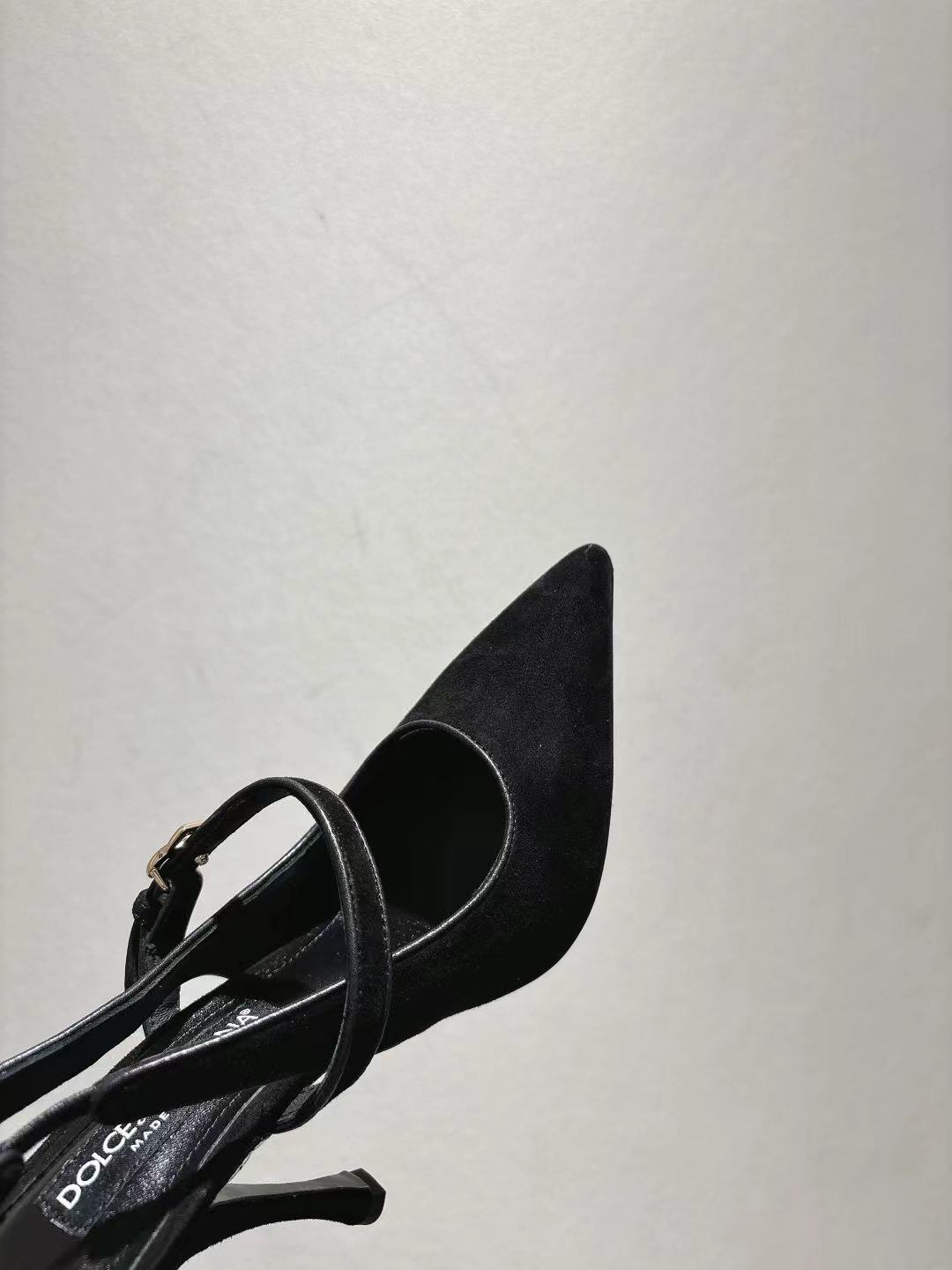 Dolce & Gabbana DG Women's Pointed-Toe Leather Heels