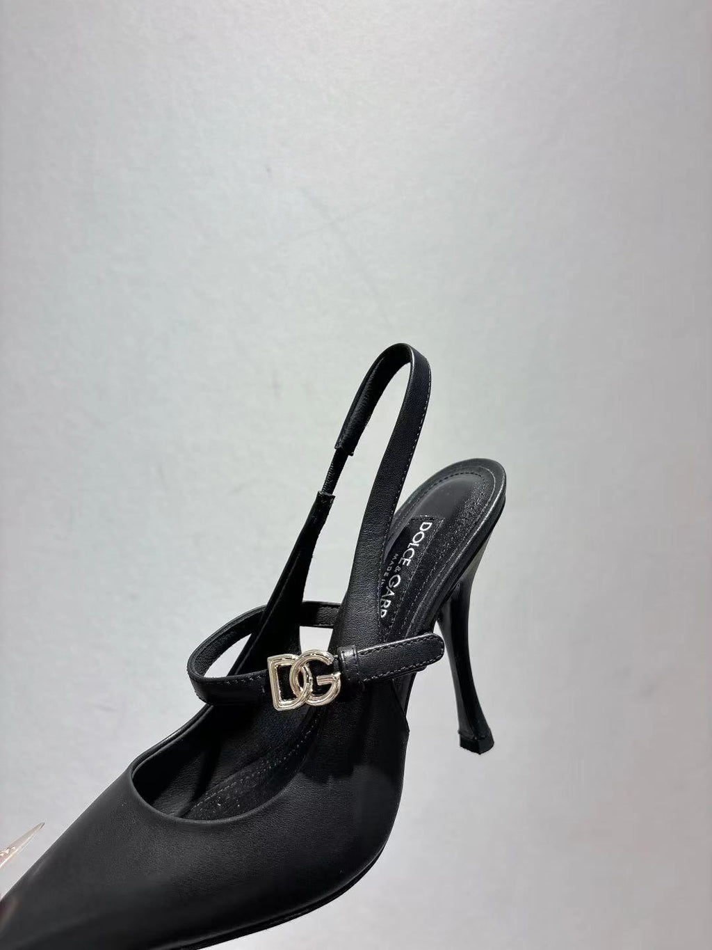 Dolce & Gabbana DG Women's Pointed-Toe Leather Heels