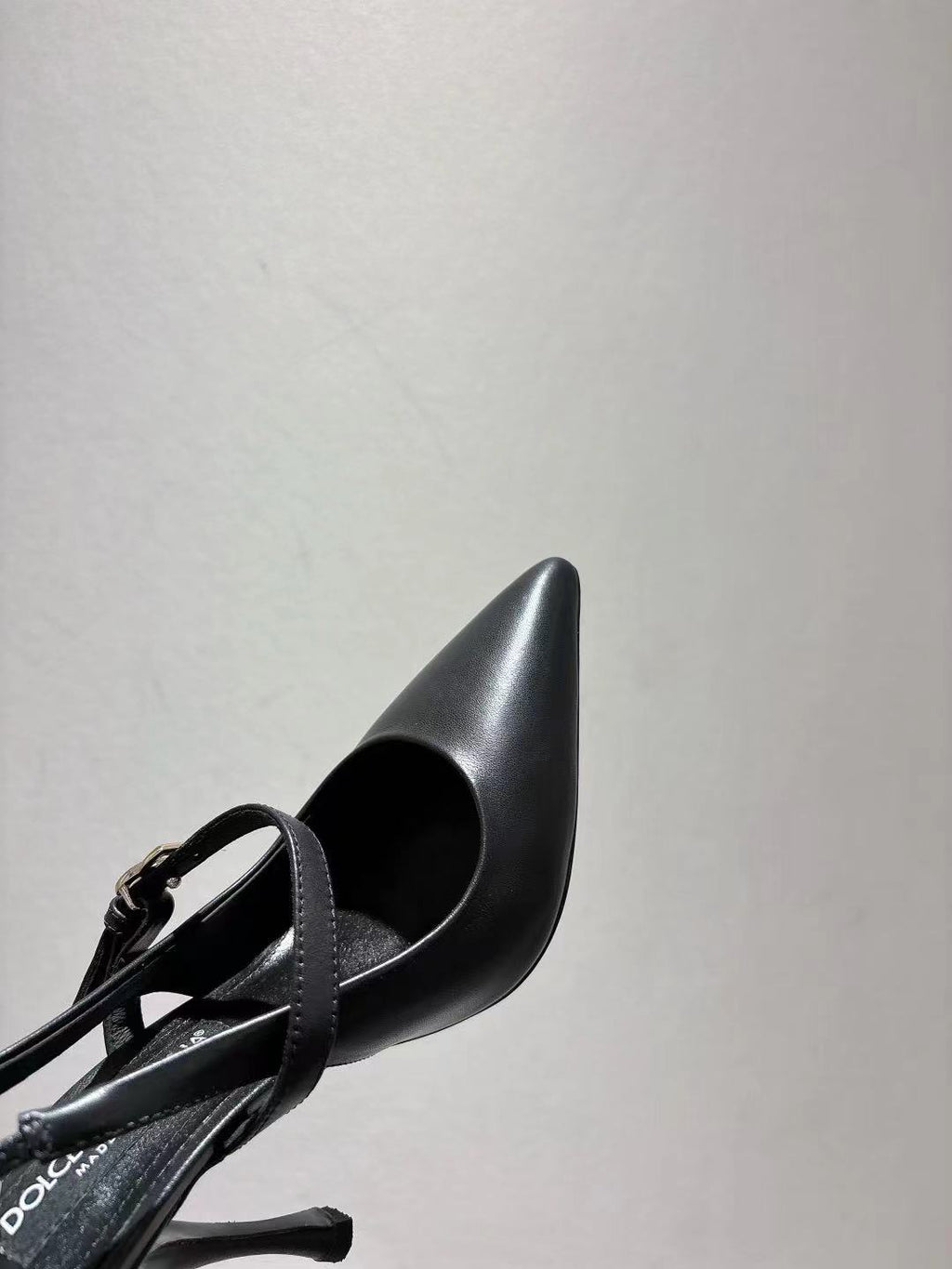 Dolce & Gabbana DG Women's Pointed-Toe Leather Heels