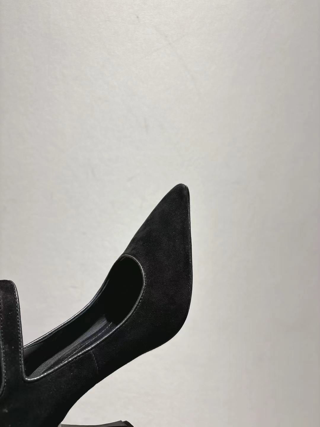 Dolce & Gabbana DG Women's Pointed-Toe Leather Heels