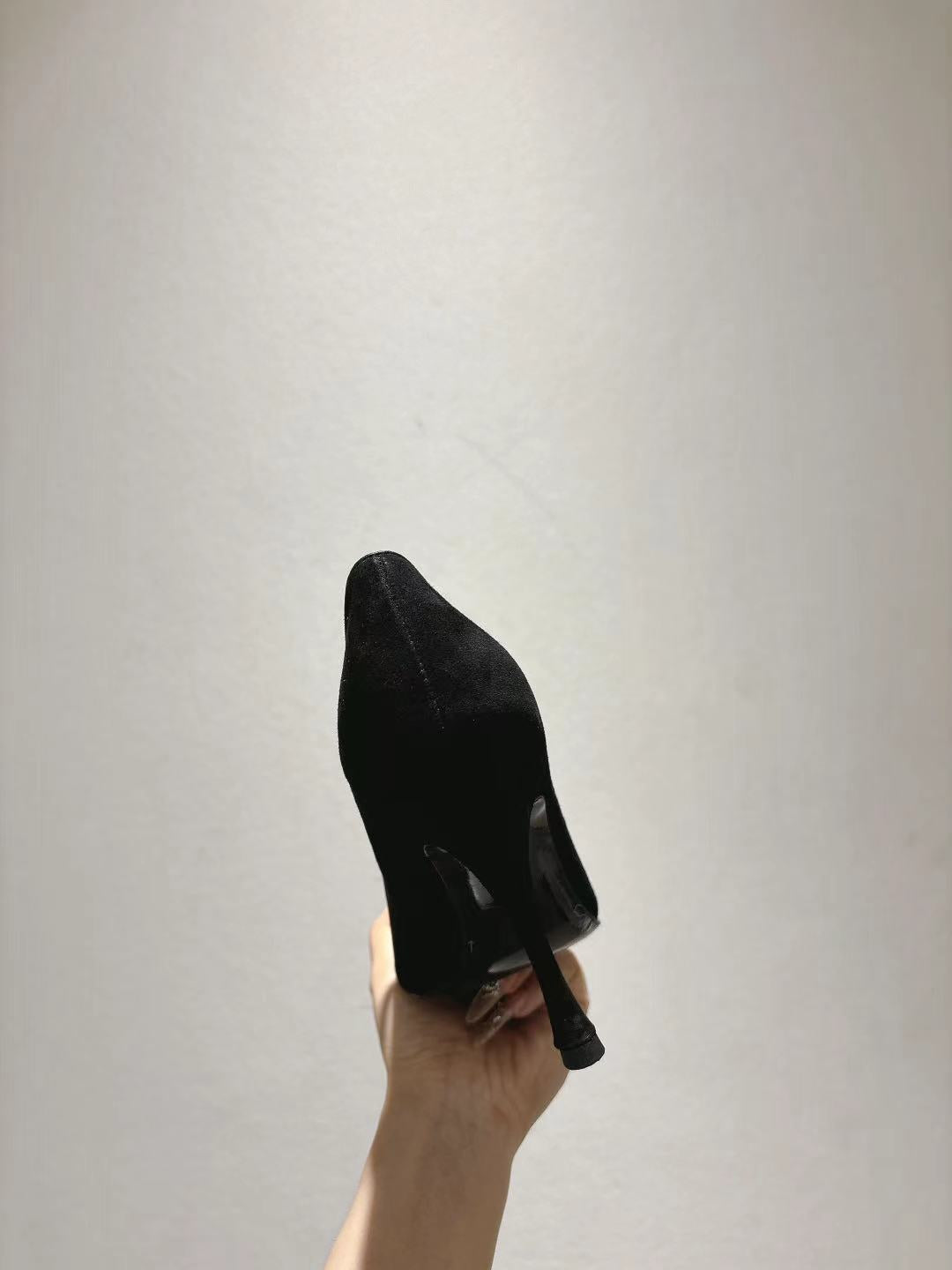 Dolce & Gabbana DG Women's Pointed-Toe Leather Heels