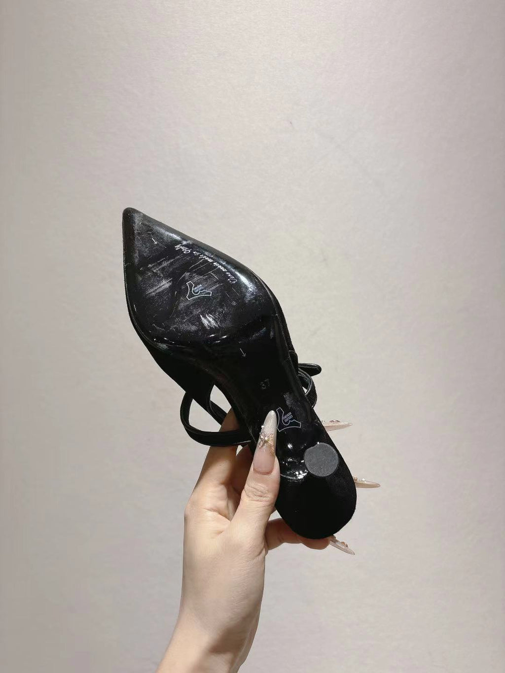 Dolce & Gabbana DG Women's Pointed-Toe Leather Heels