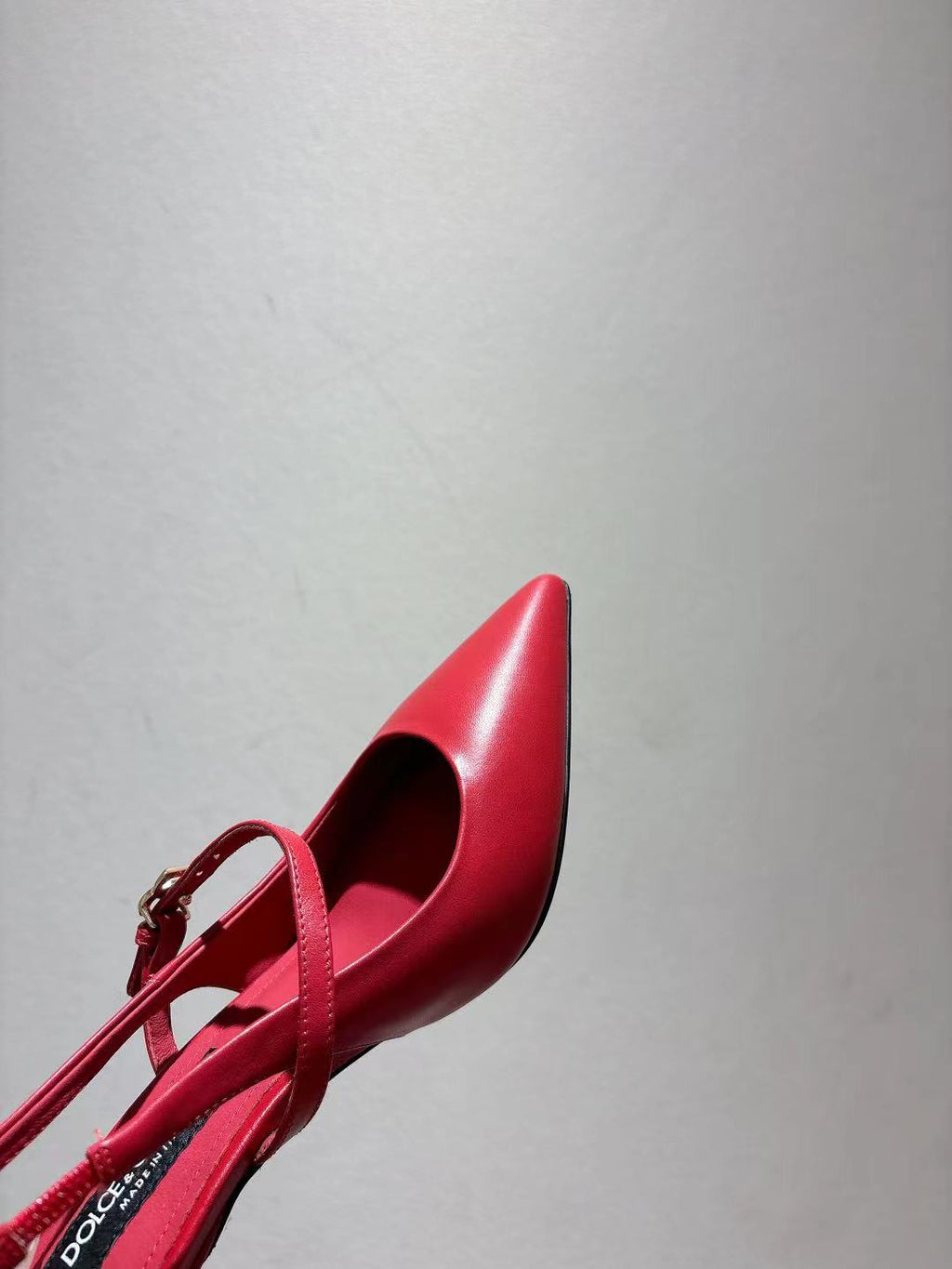 Dolce & Gabbana DG Women's Pointed-Toe Leather Heels