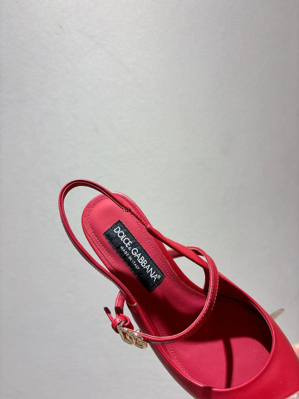 Dolce & Gabbana DG Women's Pointed-Toe Leather Heels