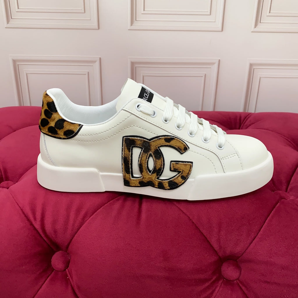 Dolce & Gabbana DG Heavy-Craft Calfskin Sneakers with 5D Accents