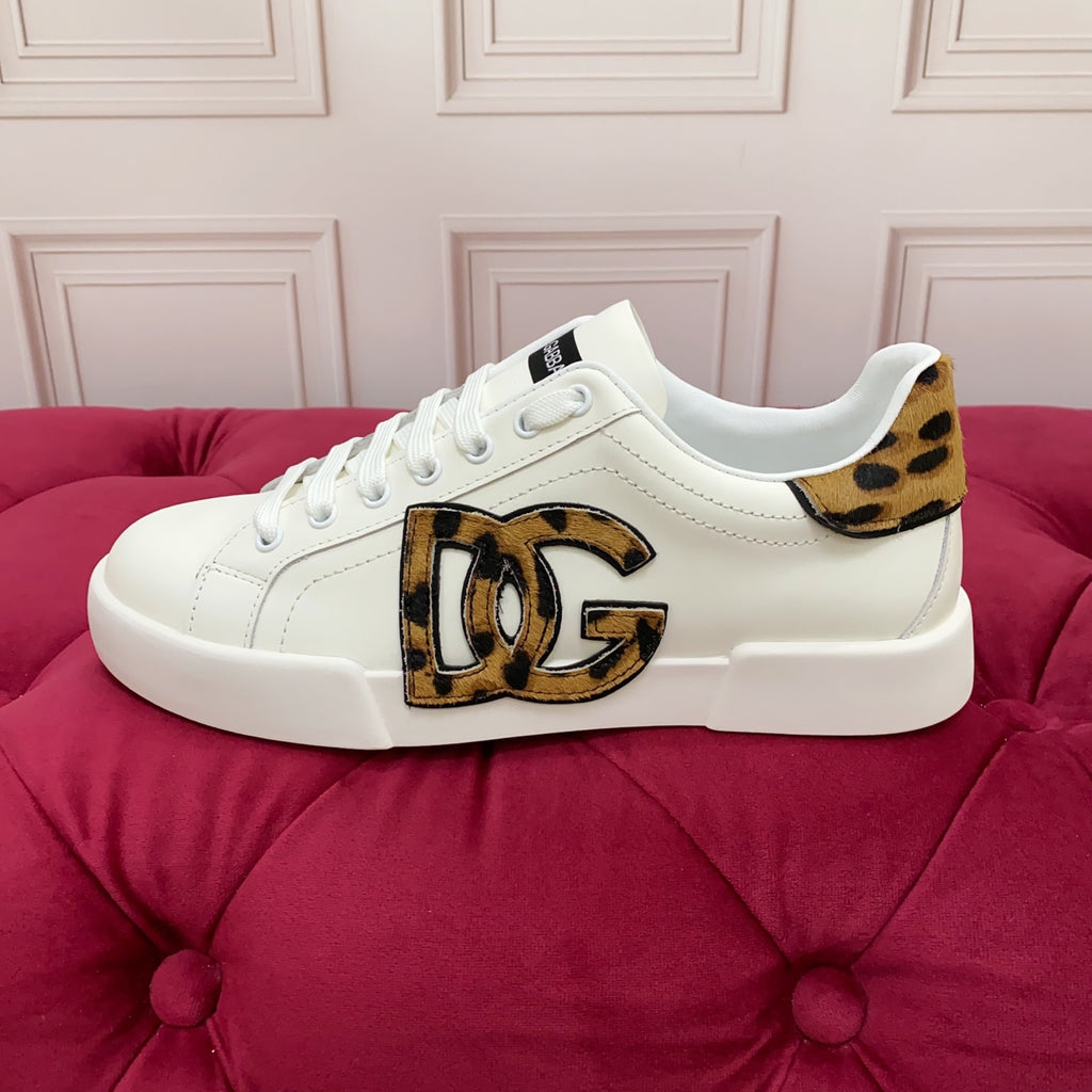 Dolce & Gabbana DG Heavy-Craft Calfskin Sneakers with 5D Accents