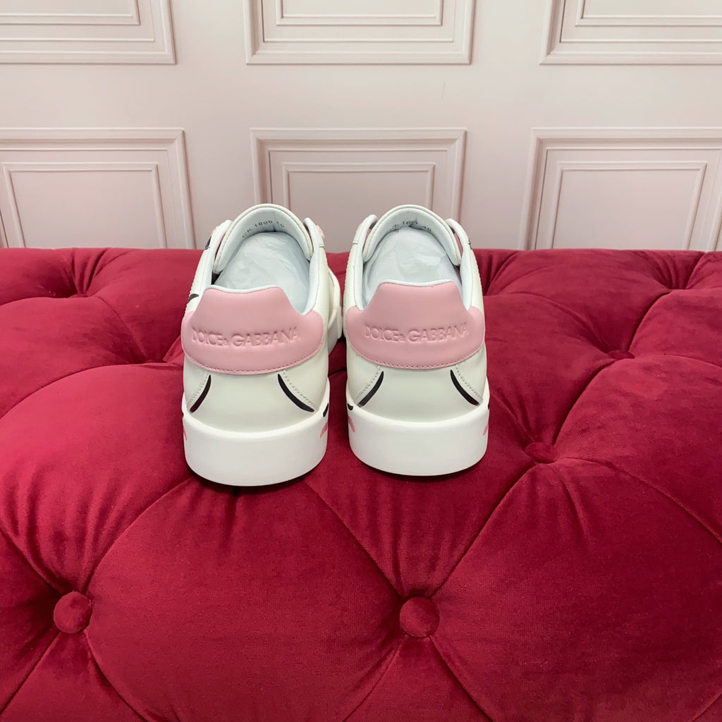 Dolce & Gabbana DG Heavy-Craft Calfskin Sneakers with 5D Accents
