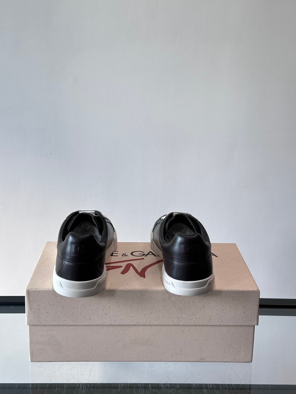 Dolce & Gabbana DG Heavy-Craft Calfskin Sneakers with 5D Accents