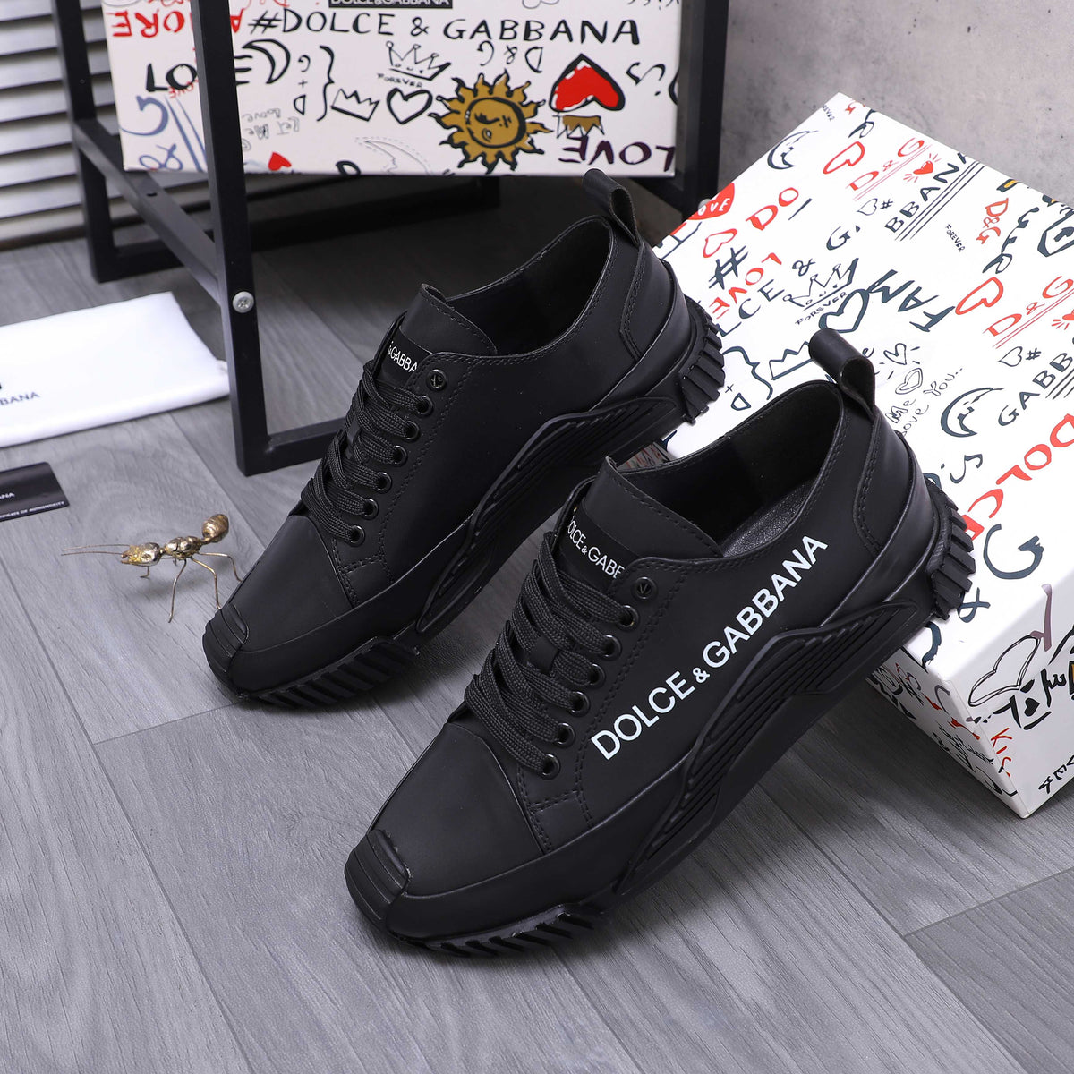 Dolce & Gabbana DG Men's Lace-Up Casual Shoes