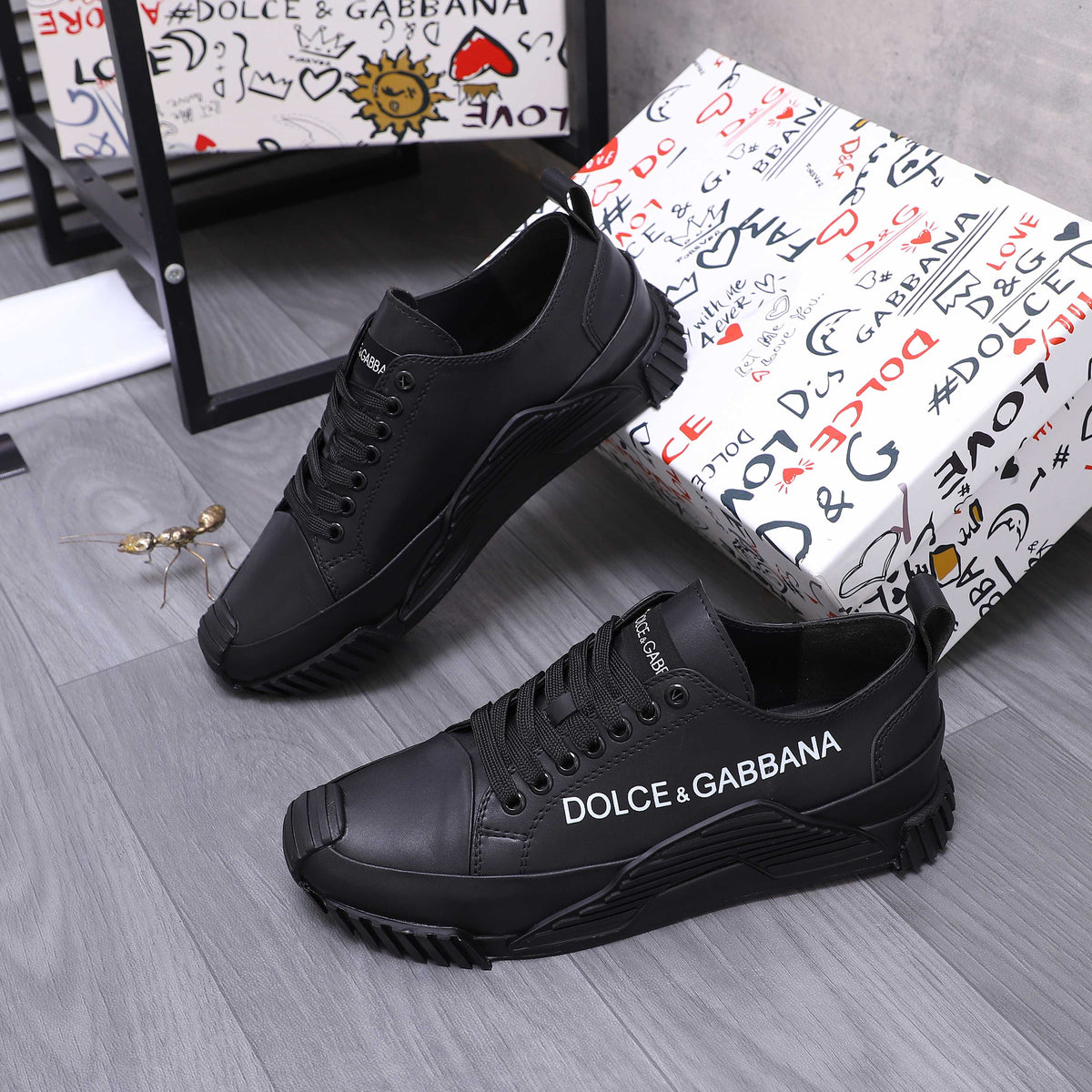 Dolce & Gabbana DG Men's Lace-Up Casual Shoes