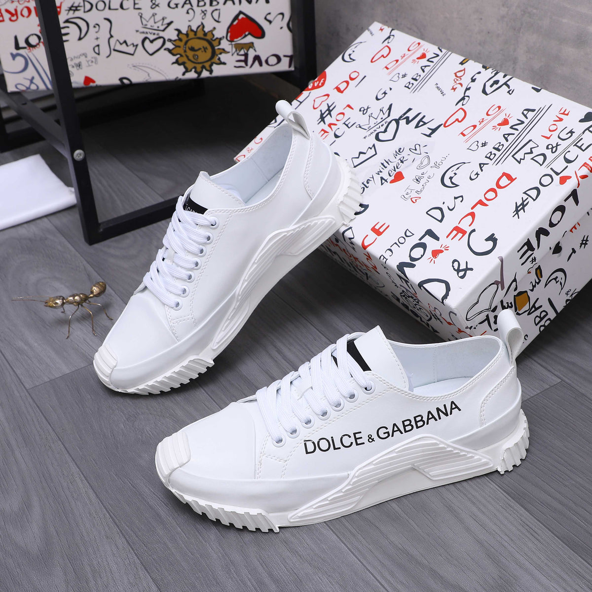Dolce & Gabbana DG Men's Lace-Up Casual Shoes