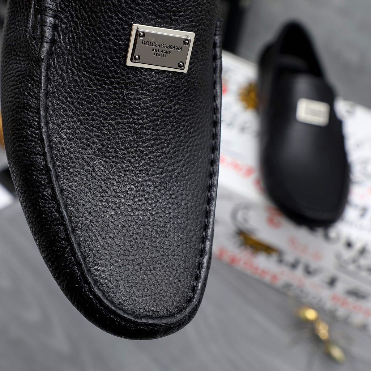 Dolce & Gabbana DG Men's Slip-On Casual Shoes