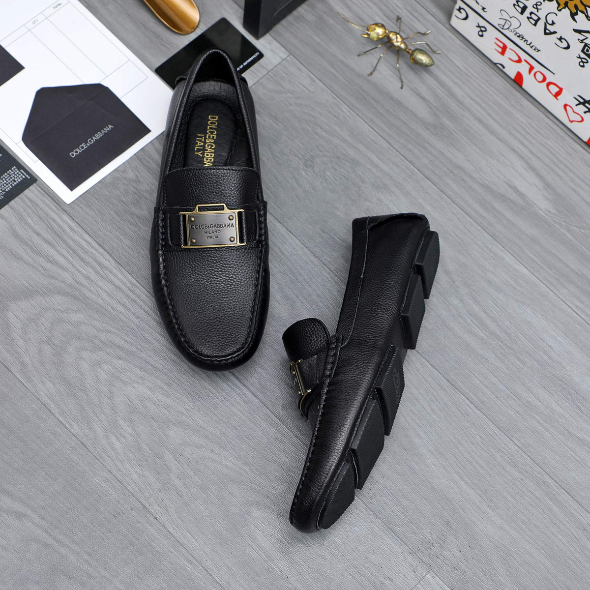 Dolce & Gabbana DG Men's Slip-On Casual Shoes