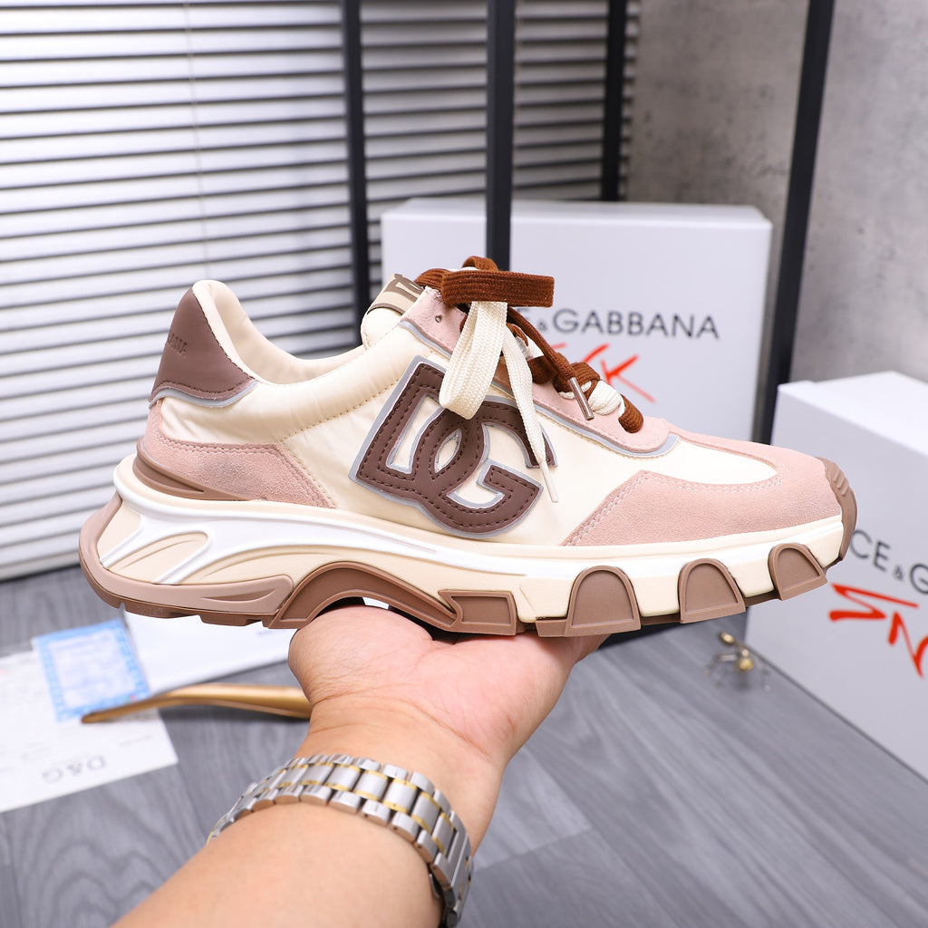 Dolce & Gabbana DG Couple's Suede Casual Sneakers