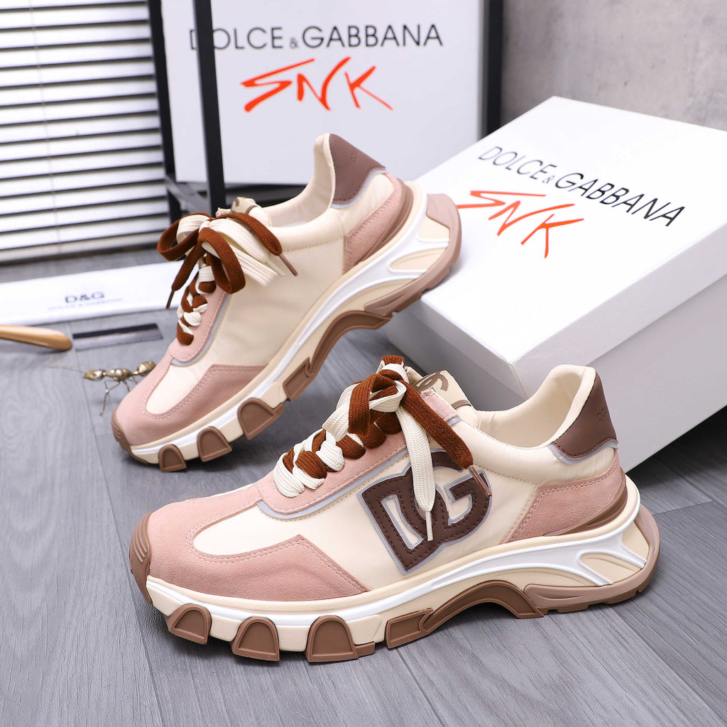 Dolce & Gabbana DG Couple's Suede Casual Sneakers