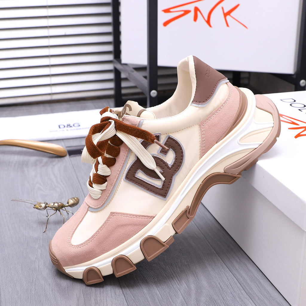 Dolce & Gabbana DG Couple's Suede Casual Sneakers