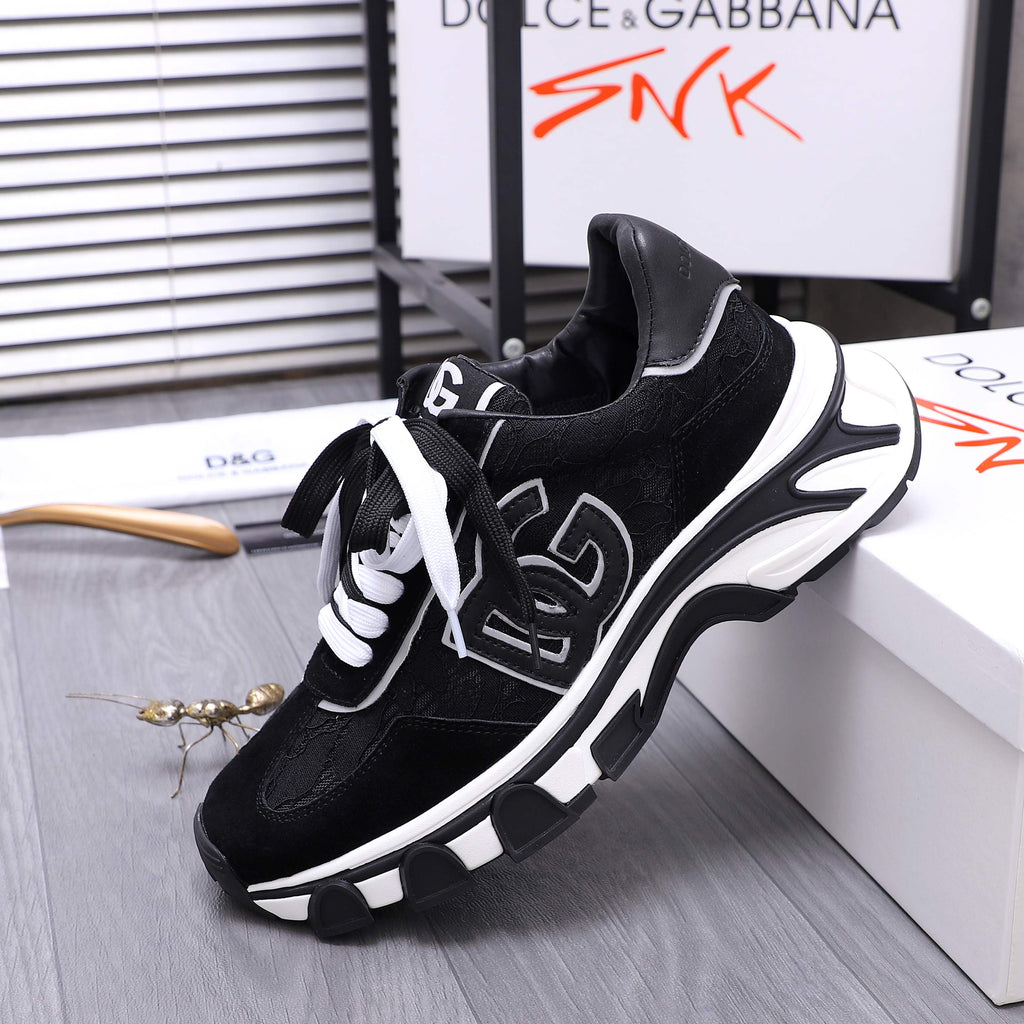 Dolce & Gabbana DG Couple's Suede Casual Sneakers