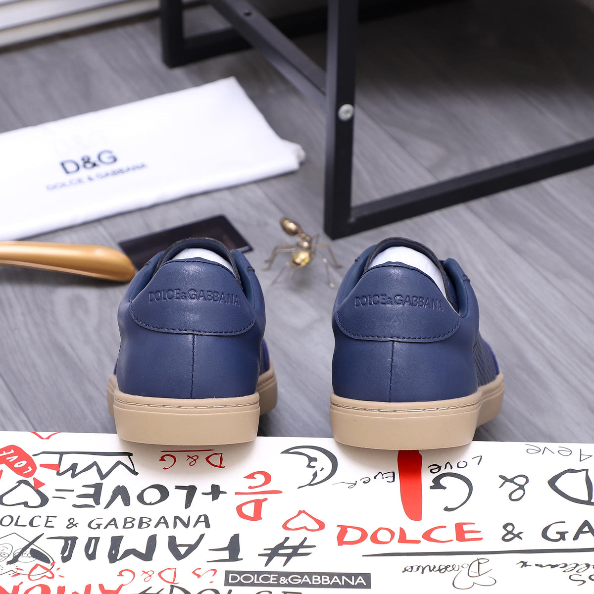 Dolce & Gabbana DG Men's Lace-Up Casual Shoes