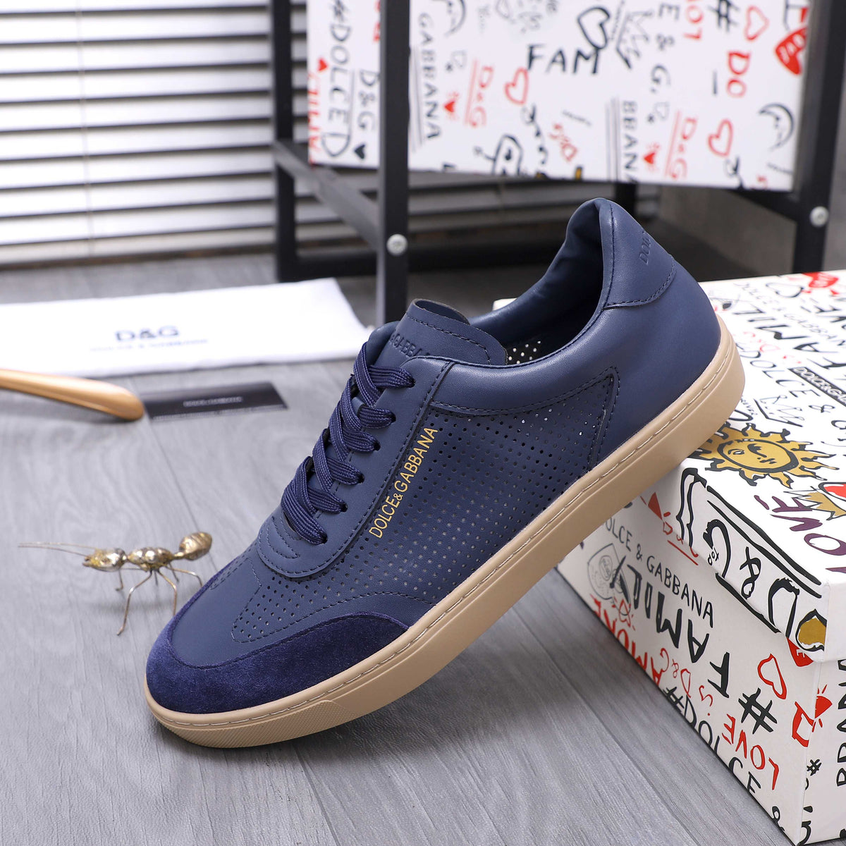 Dolce & Gabbana DG Men's Lace-Up Casual Shoes
