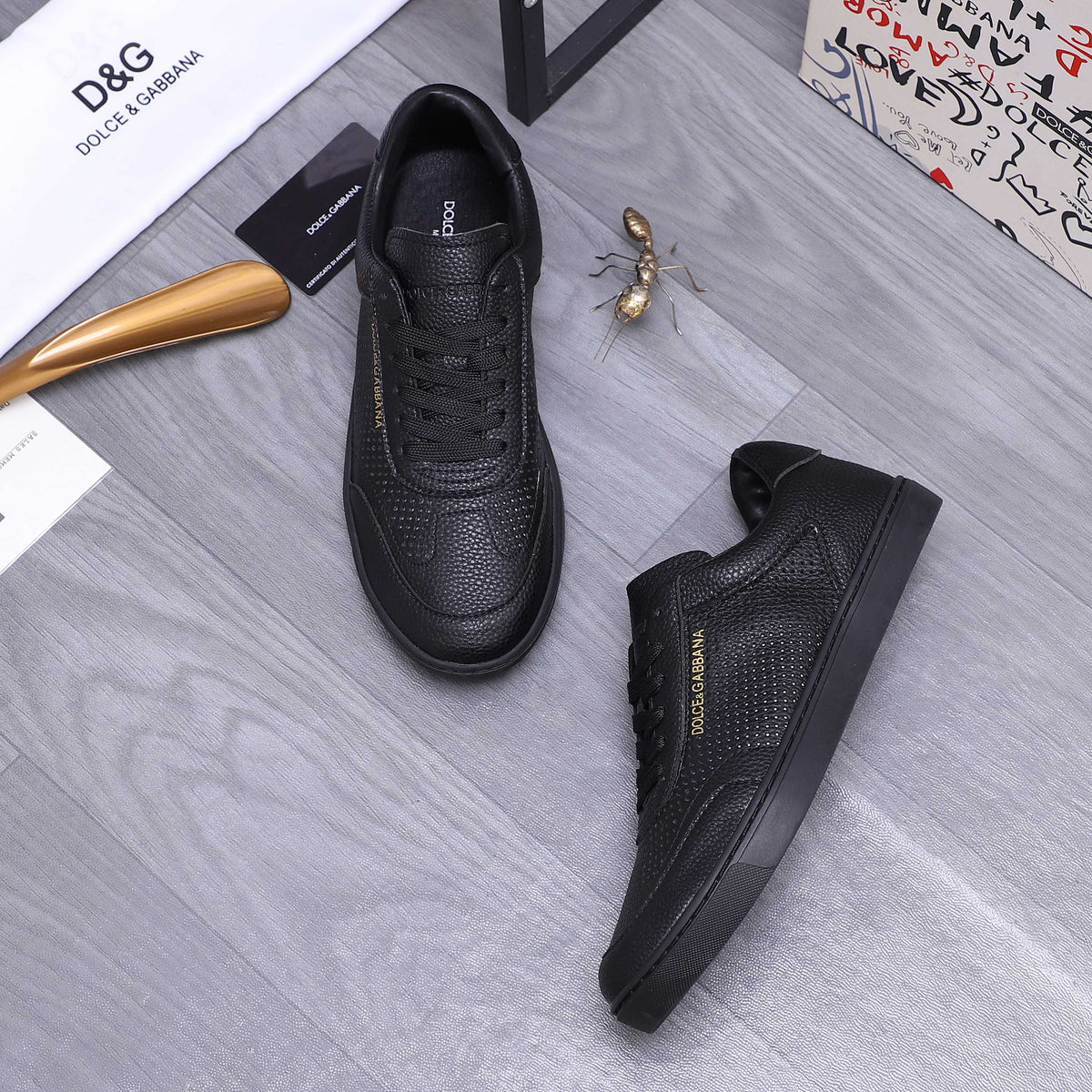 Dolce & Gabbana DG Men's Lace-Up Casual Shoes