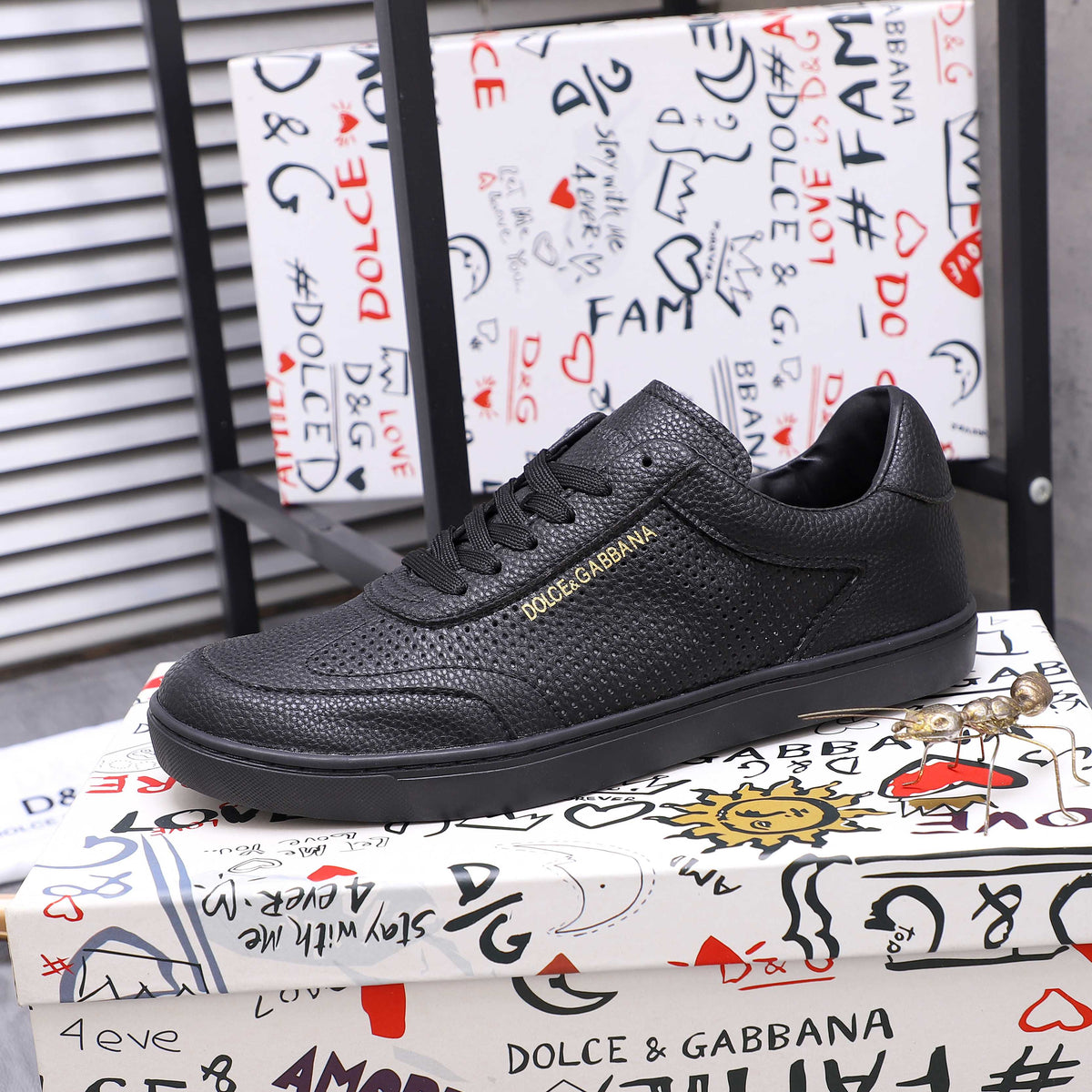Dolce & Gabbana DG Men's Lace-Up Casual Shoes