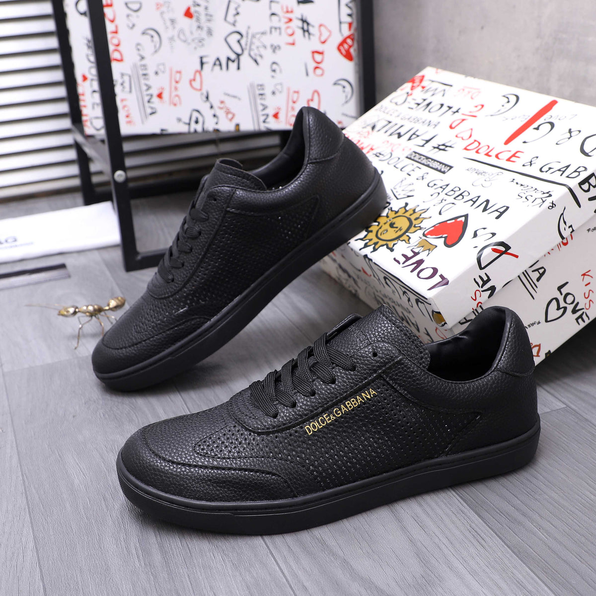 Dolce & Gabbana DG Men's Lace-Up Casual Shoes