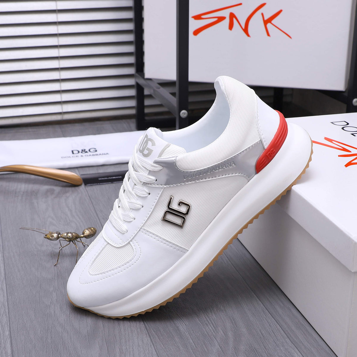 Dolce & Gabbana DG Men's Lace-Up Casual Shoes