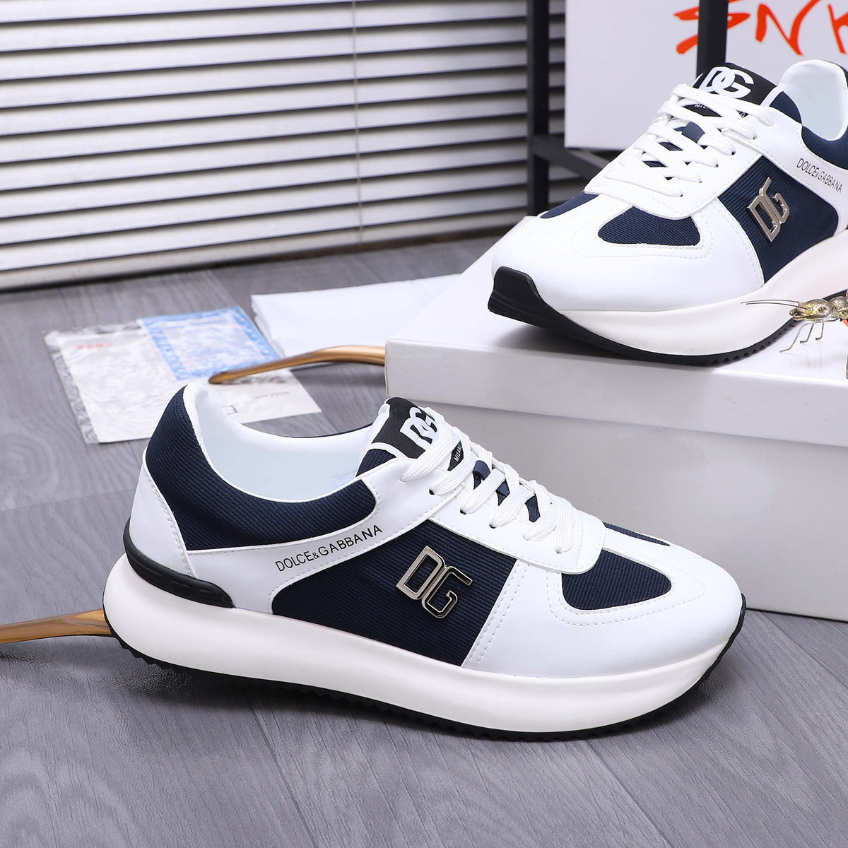 Dolce & Gabbana DG Men's Lace-Up Casual Shoes