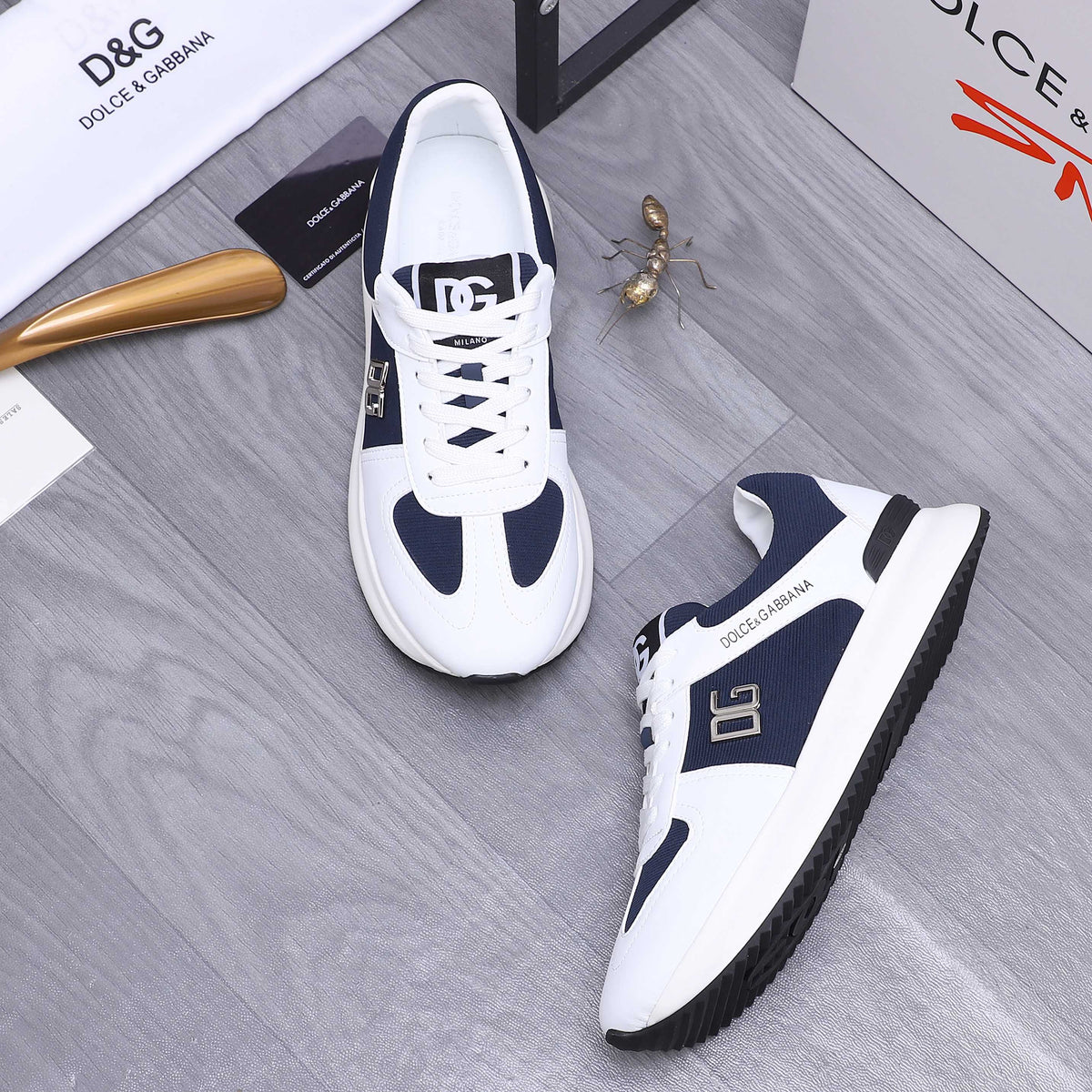 Dolce & Gabbana DG Men's Lace-Up Casual Shoes