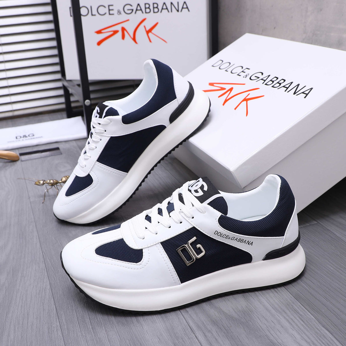 Dolce & Gabbana DG Men's Lace-Up Casual Shoes