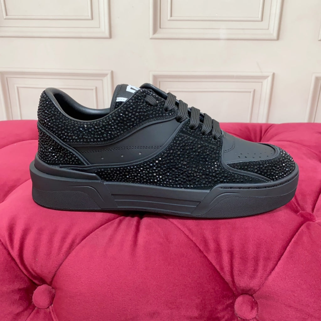 Dolce & Gabbana DG Heavy-Craft Calfskin Sneakers with 5D Accents