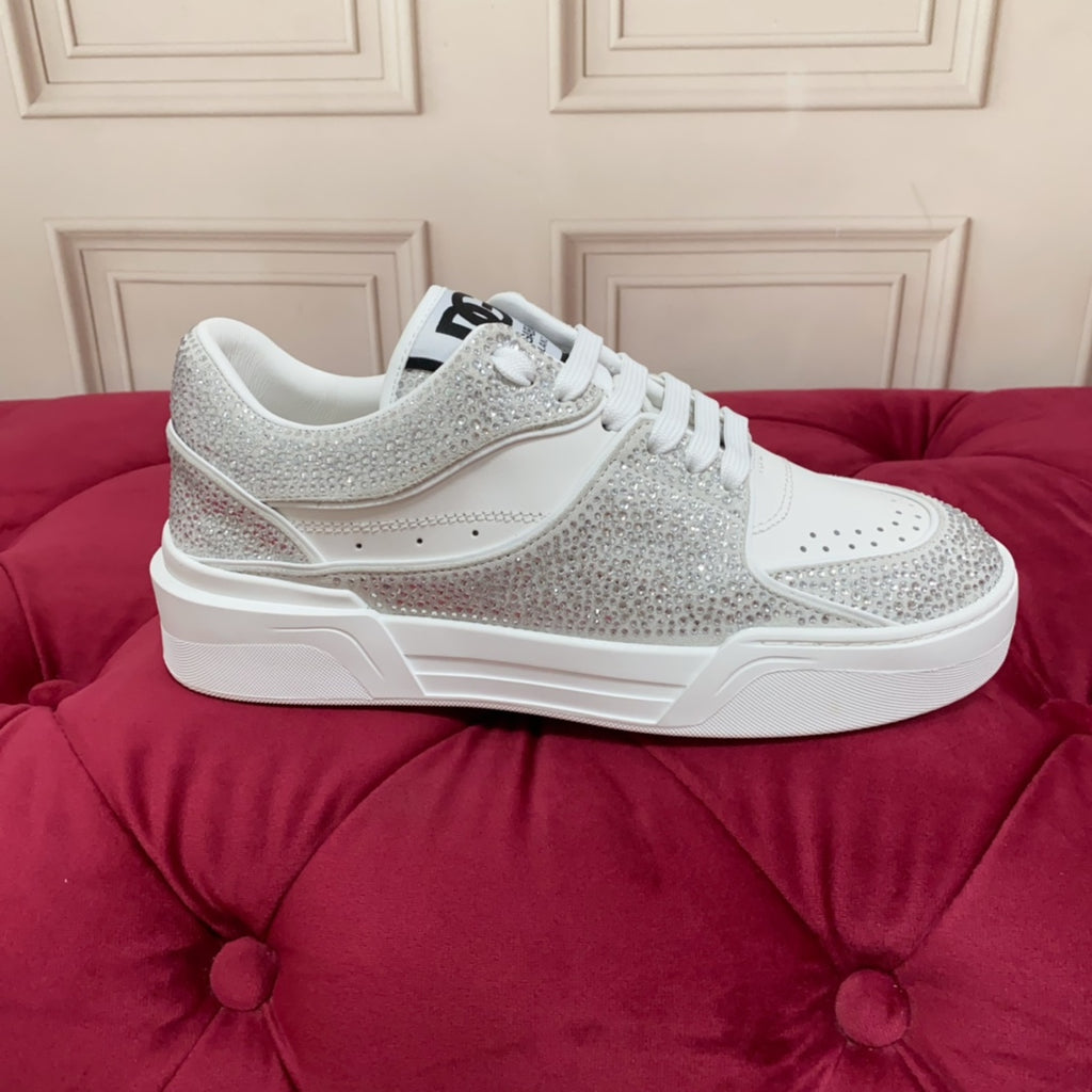 Dolce & Gabbana DG Heavy-Craft Calfskin Sneakers with 5D Accents