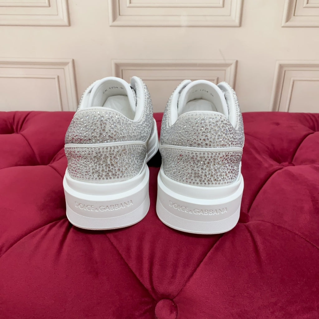 Dolce & Gabbana DG Heavy-Craft Calfskin Sneakers with 5D Accents