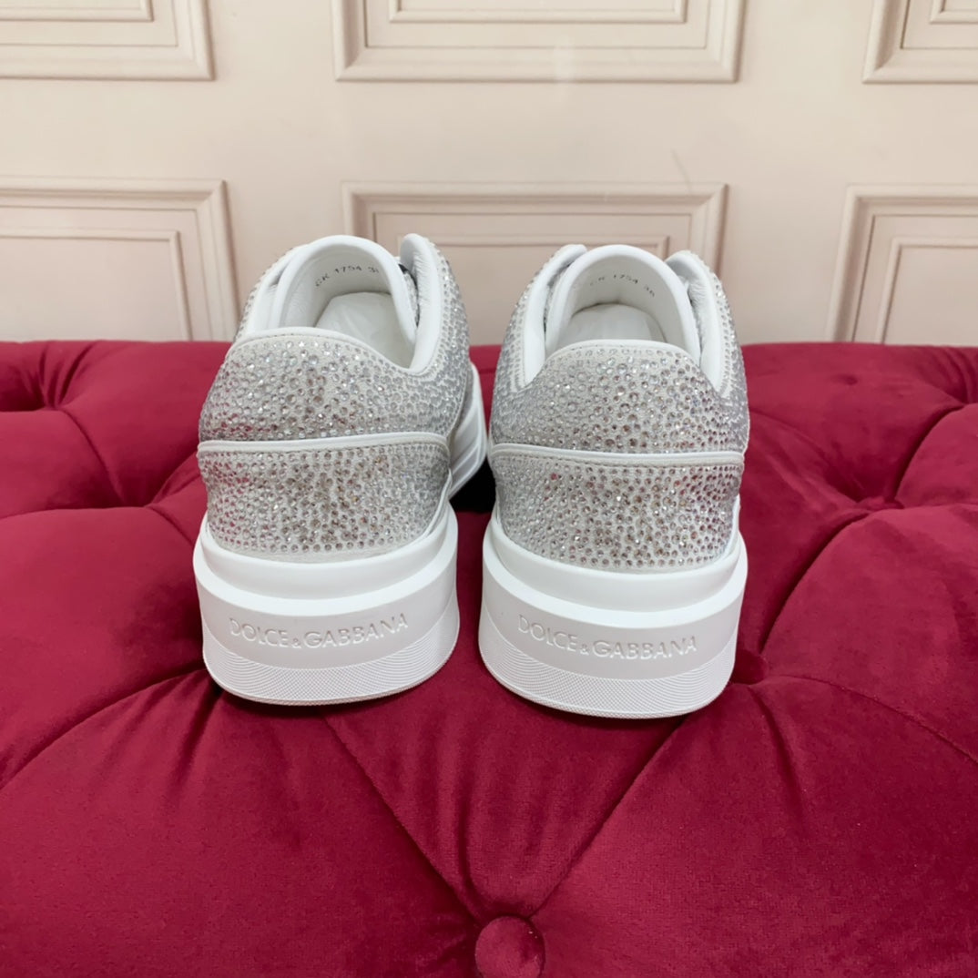 Dolce & Gabbana DG Heavy-Craft Calfskin Sneakers with 5D Accents