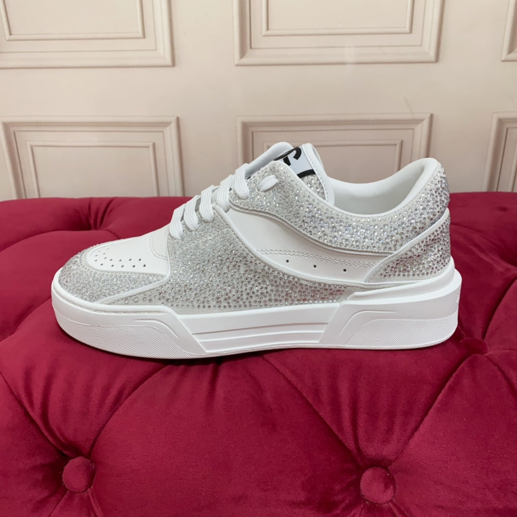 Dolce & Gabbana DG Heavy-Craft Calfskin Sneakers with 5D Accents