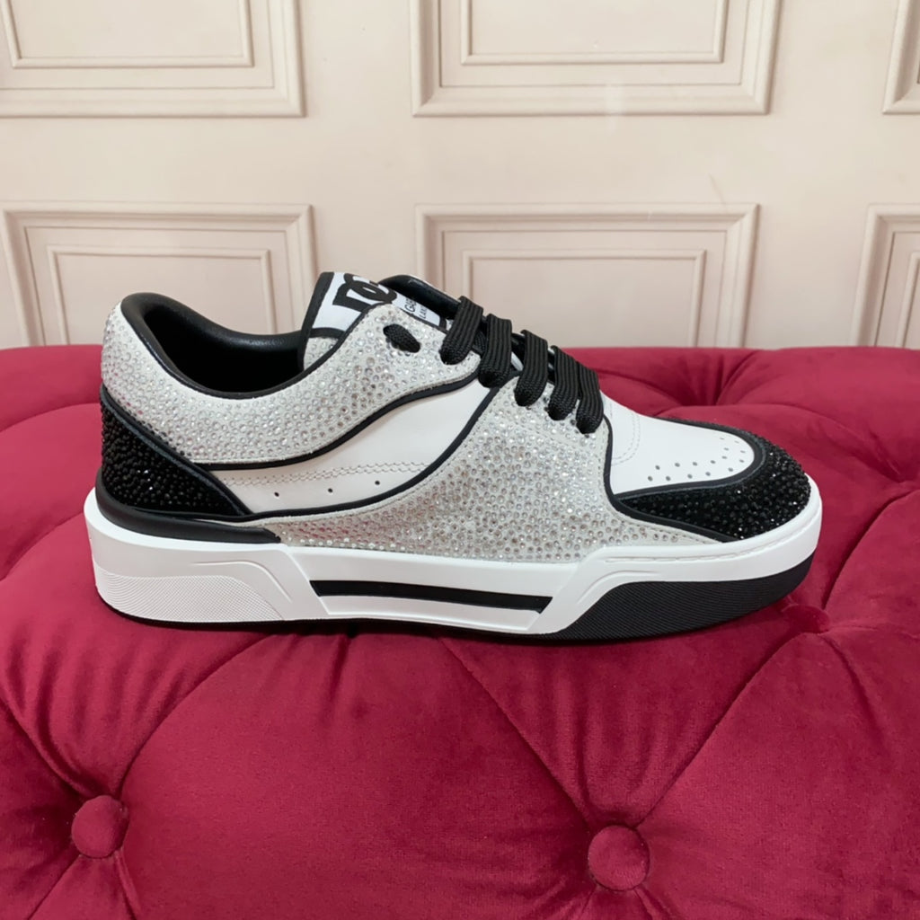 Dolce & Gabbana DG Heavy-Craft Calfskin Sneakers with 5D Accents