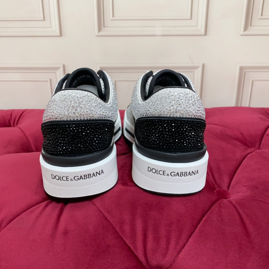 Dolce & Gabbana DG Heavy-Craft Calfskin Sneakers with 5D Accents
