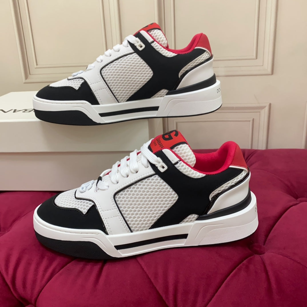 Dolce & Gabbana DG Heavy-Craft Calfskin Sneakers with 5D Accents