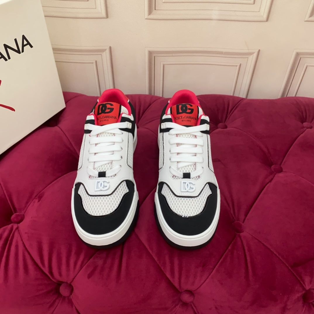 Dolce & Gabbana DG Heavy-Craft Calfskin Sneakers with 5D Accents